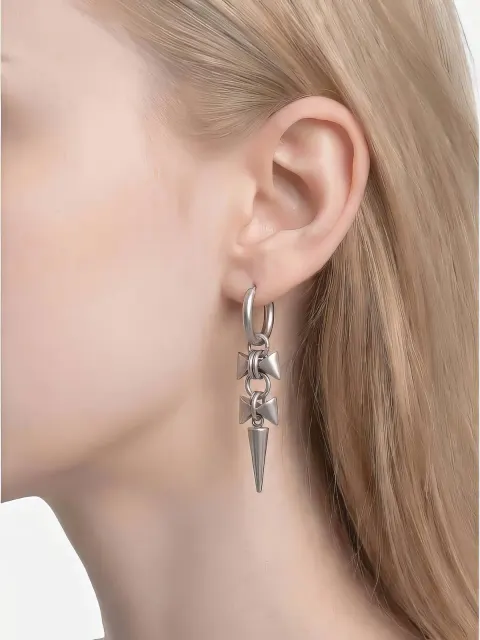 Серьги конго с конусами